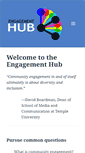 Mobile Screenshot of engagementhub.org